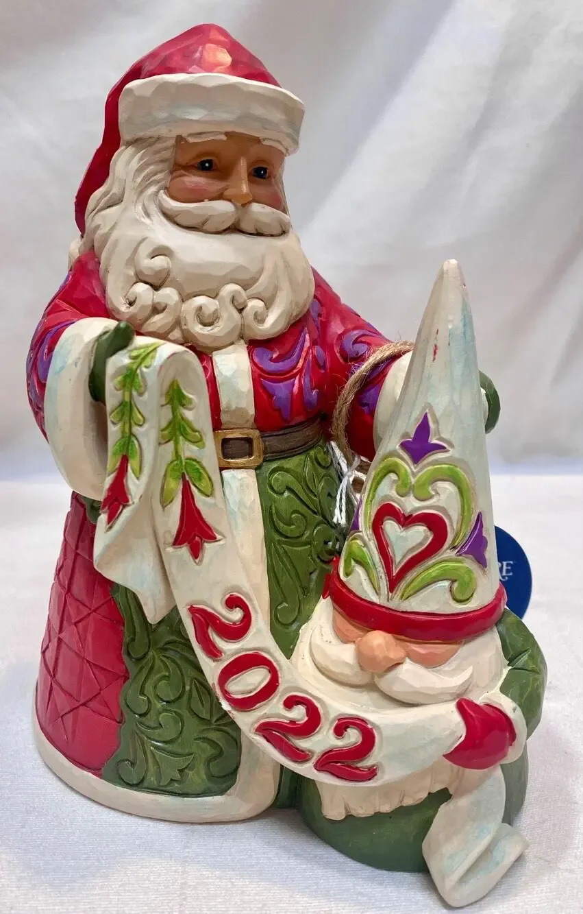 JIM SHORE HEARTWOOD CREEK GNOME TOGETHER FOR CHRISTMAS 2022 ORNAMENT